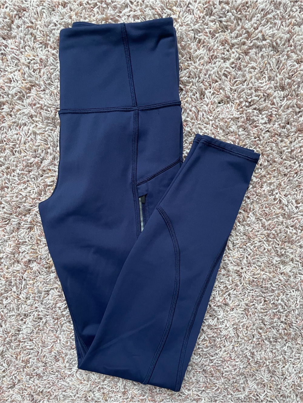 Athleta Rainer Tights Navy Leggings Women Size XS Athleisure Workout Yoga Gym